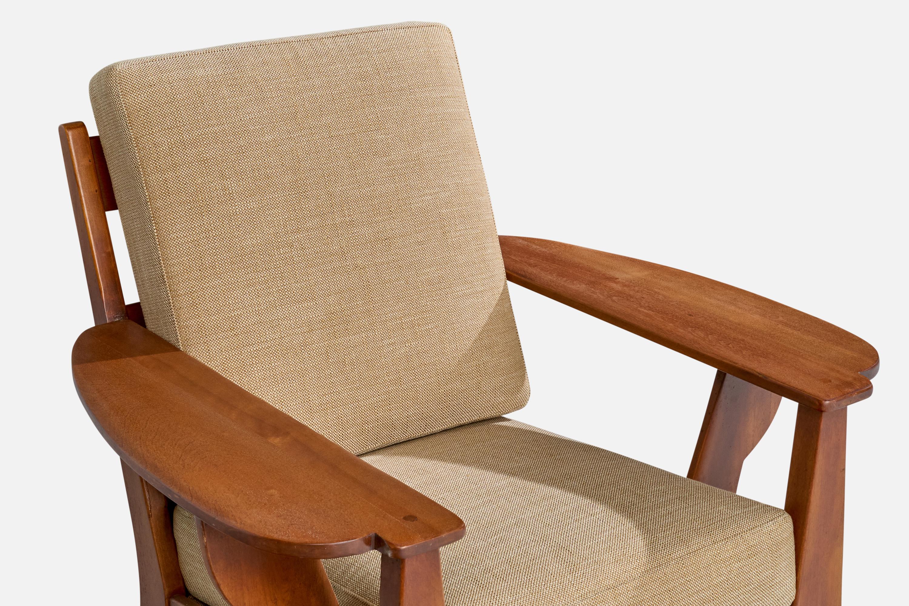 Cushman Furniture, Sedia da salotto, Wood, Fabrice, USA, anni '40 in vendita 2