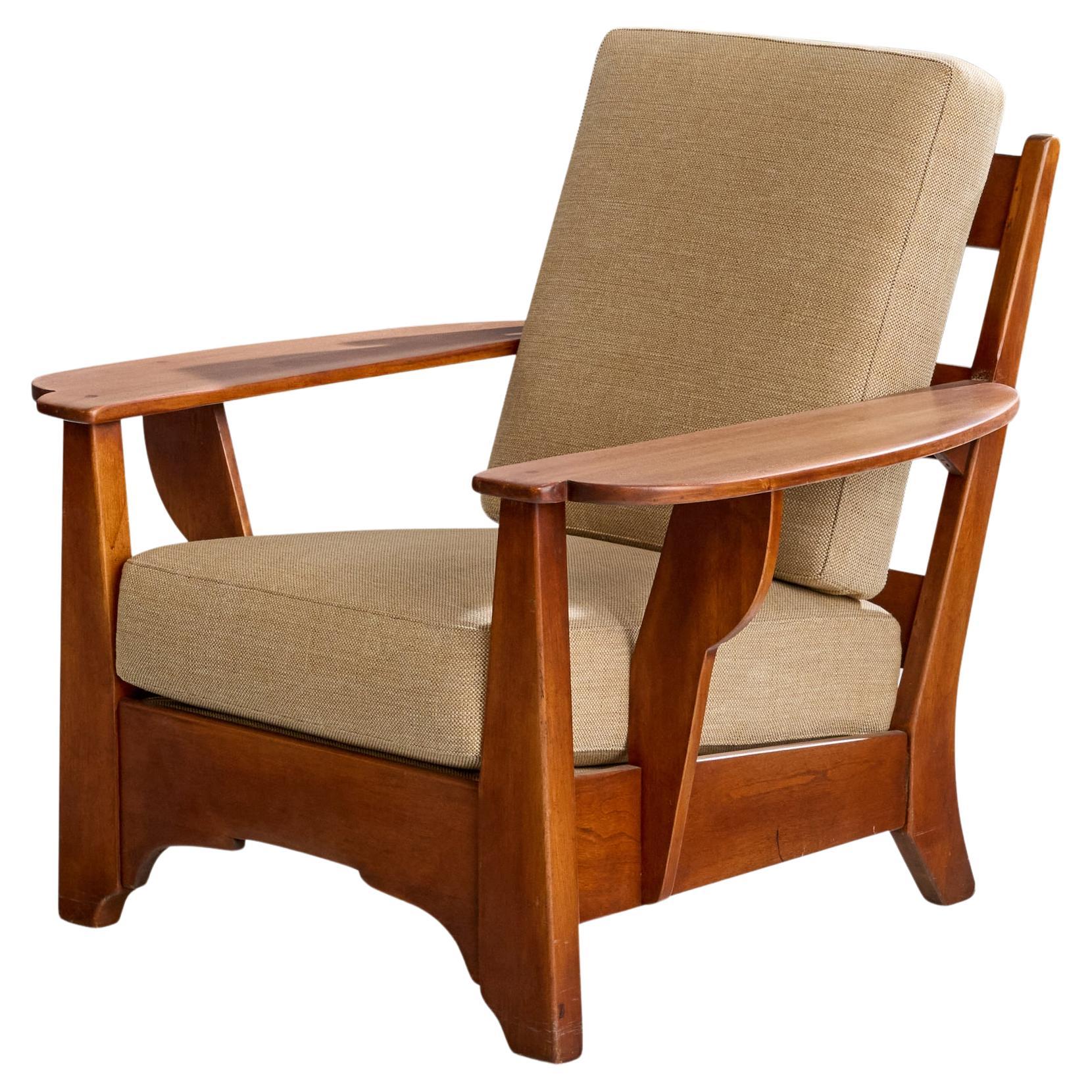 Cushman Furniture, Sedia da salotto, Wood, Fabrice, USA, anni '40 in vendita
