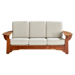 Cushman Furniture, Sofa, Wood, Fabric, USA, 1940s
