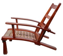 Cushman  Morris Style Reclining Lounge Chair by Herman de Vries Made in Vermont