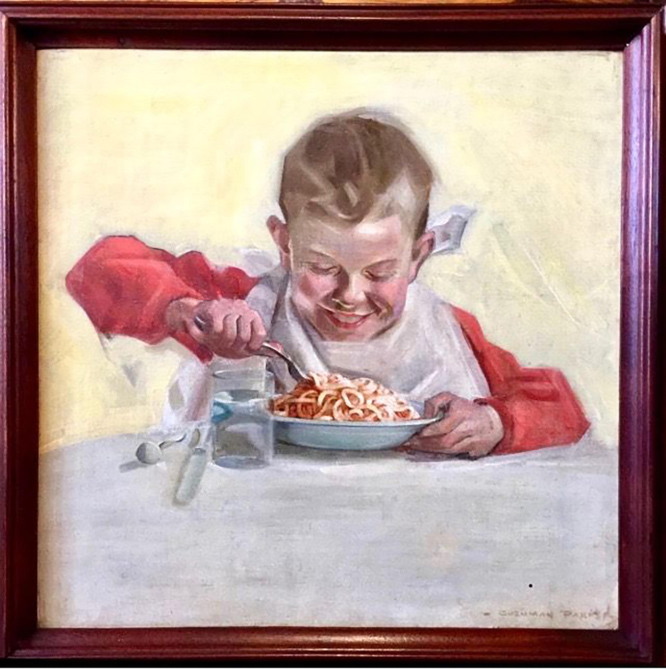 Beech-Nut Spaghetti Advertisement  - Painting by Cushman Parker