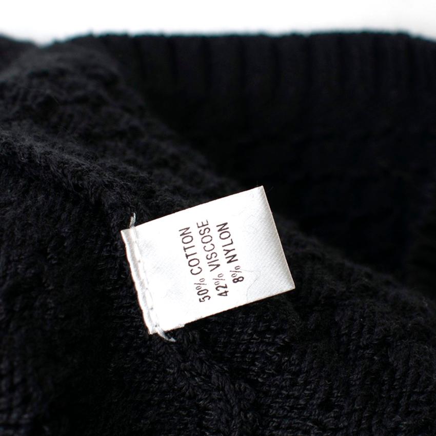 Cushnie Et Ochs black lace front knit dress - Size US 2-4 1