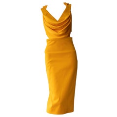 Cushnie et Ochs Marigold Yellow Sheath Dress