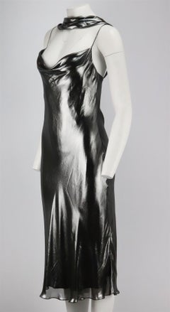 Cushnie Et Ochs Zelda Draped Chiffon Midi Dress US 6 UK 10