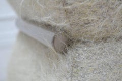 'Cusi' Bench in Pierre Frey Quinoa Mohair