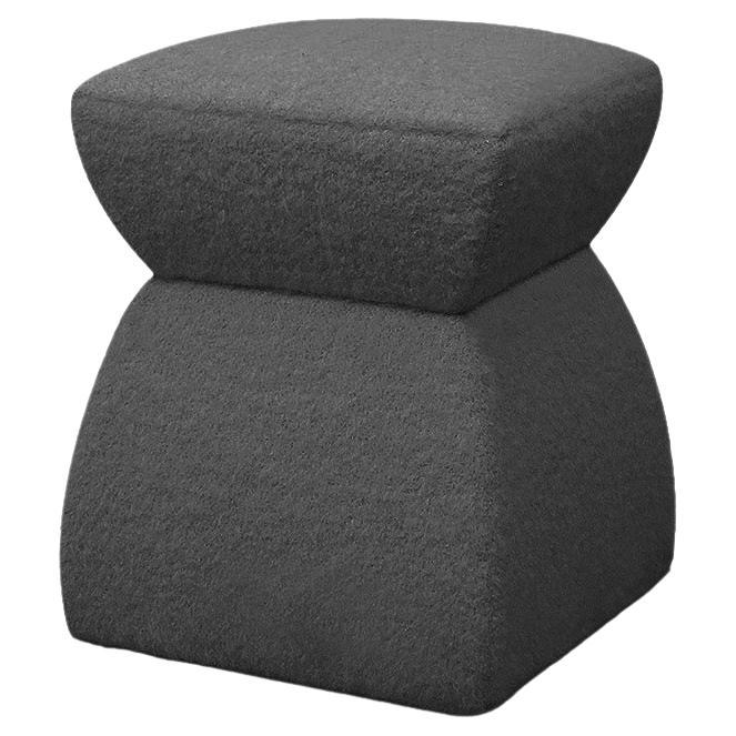 ‘Cusi’ Pouf in Bagheera Mohair