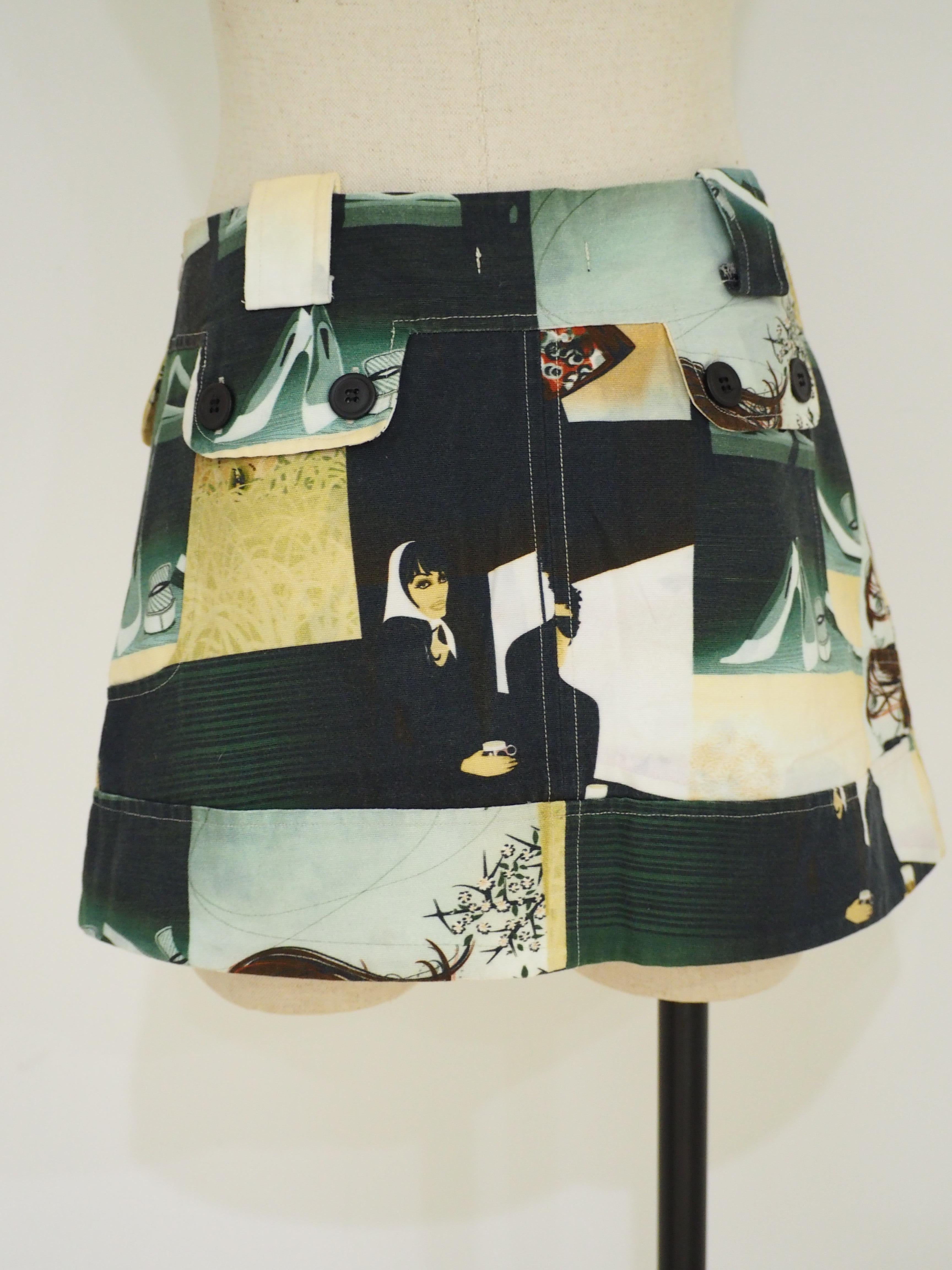 custo barcelona mini skirt