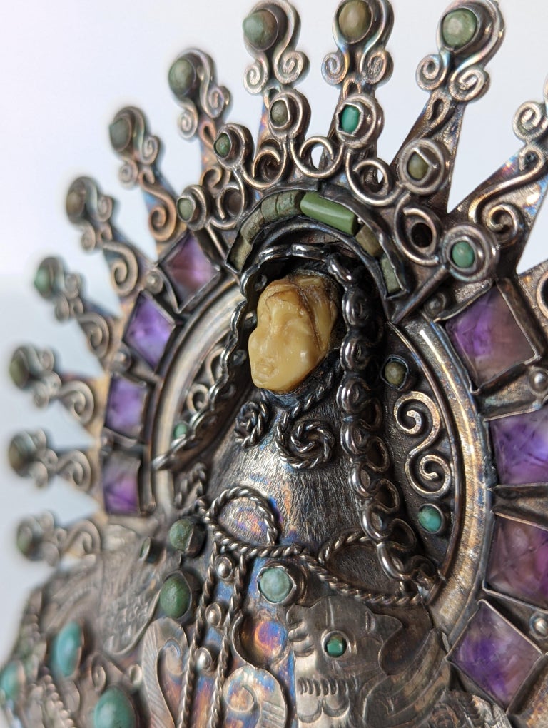 Custody Virgin of the Assumption of Tonaya in Silver by Matilde Poulat ...
