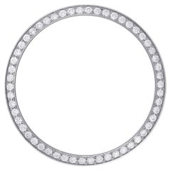 Maßgefertigte 1 1/3 Karat Diamant-Lünette für Rolex Date Air 34mm Edelstahl-Uhr mit Lünette, geschliffen, geschliffen