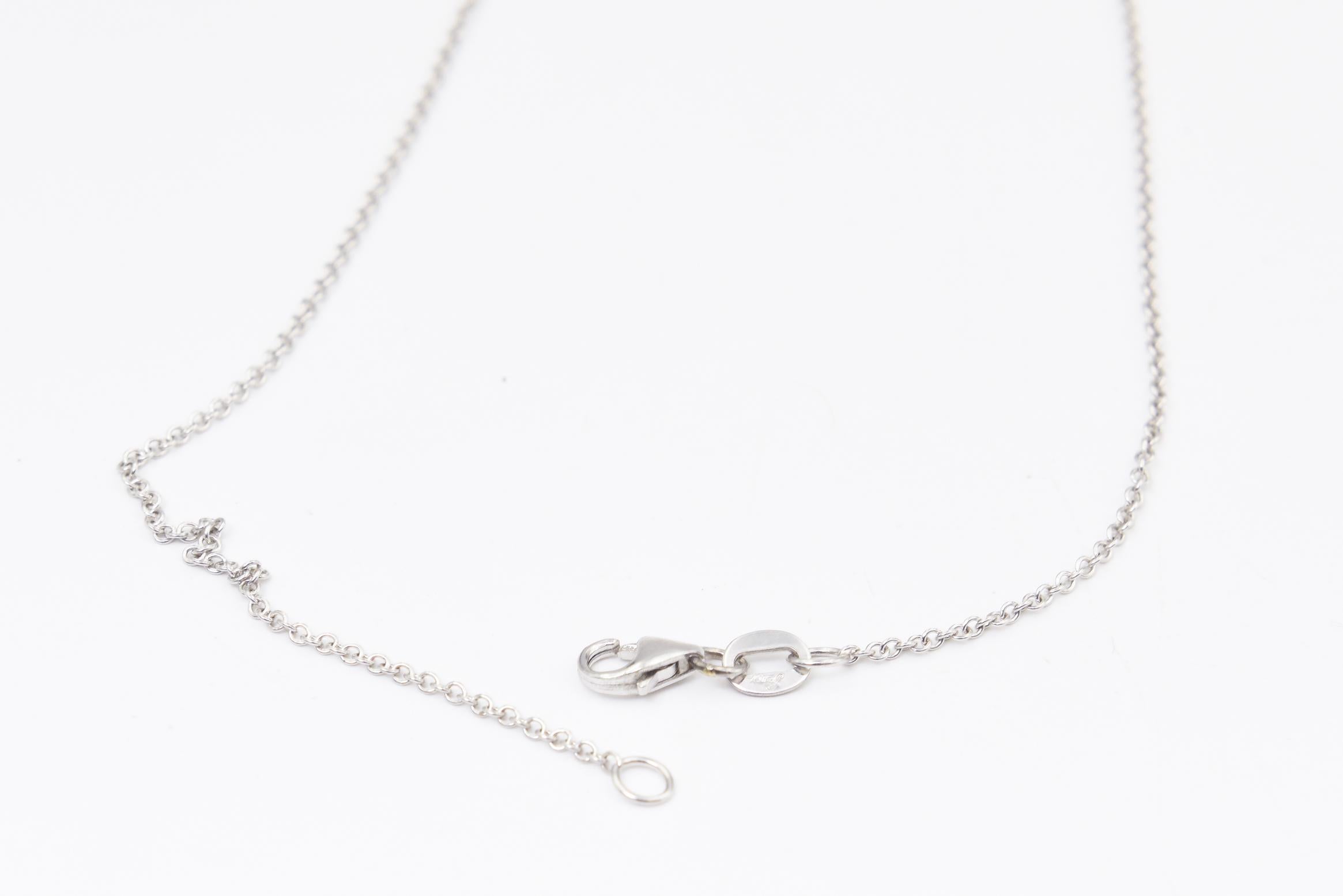 da uomo o donna Custom 1 of 1 Diamond White Gold Necklace for Your #1 in vendita