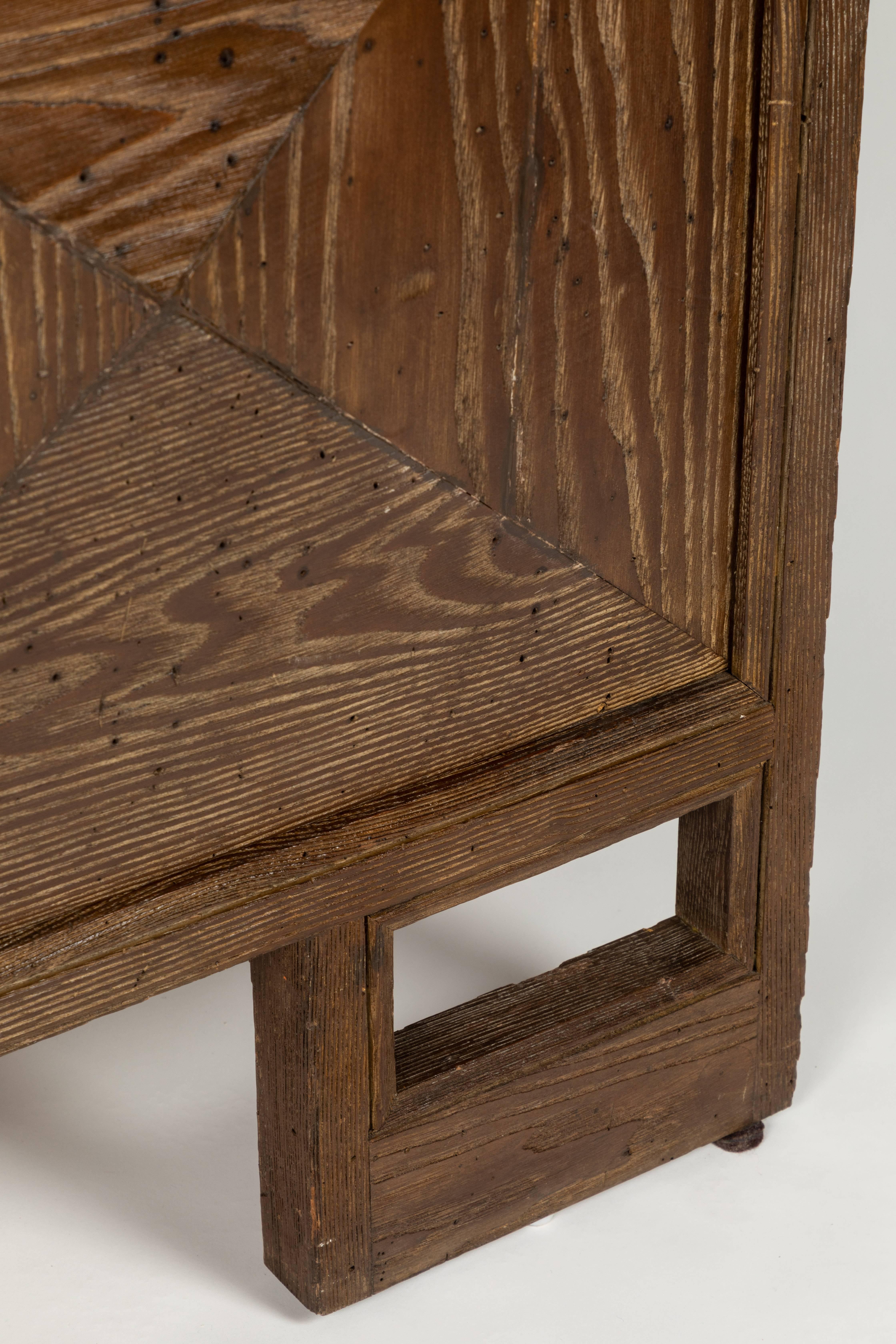 Mid-Century Modern Custom 1940s Stained Oak Cabinet by James Mont