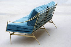 Custom 1960s Inspired Hairpin Sofa by Rehab Vintage Interiors