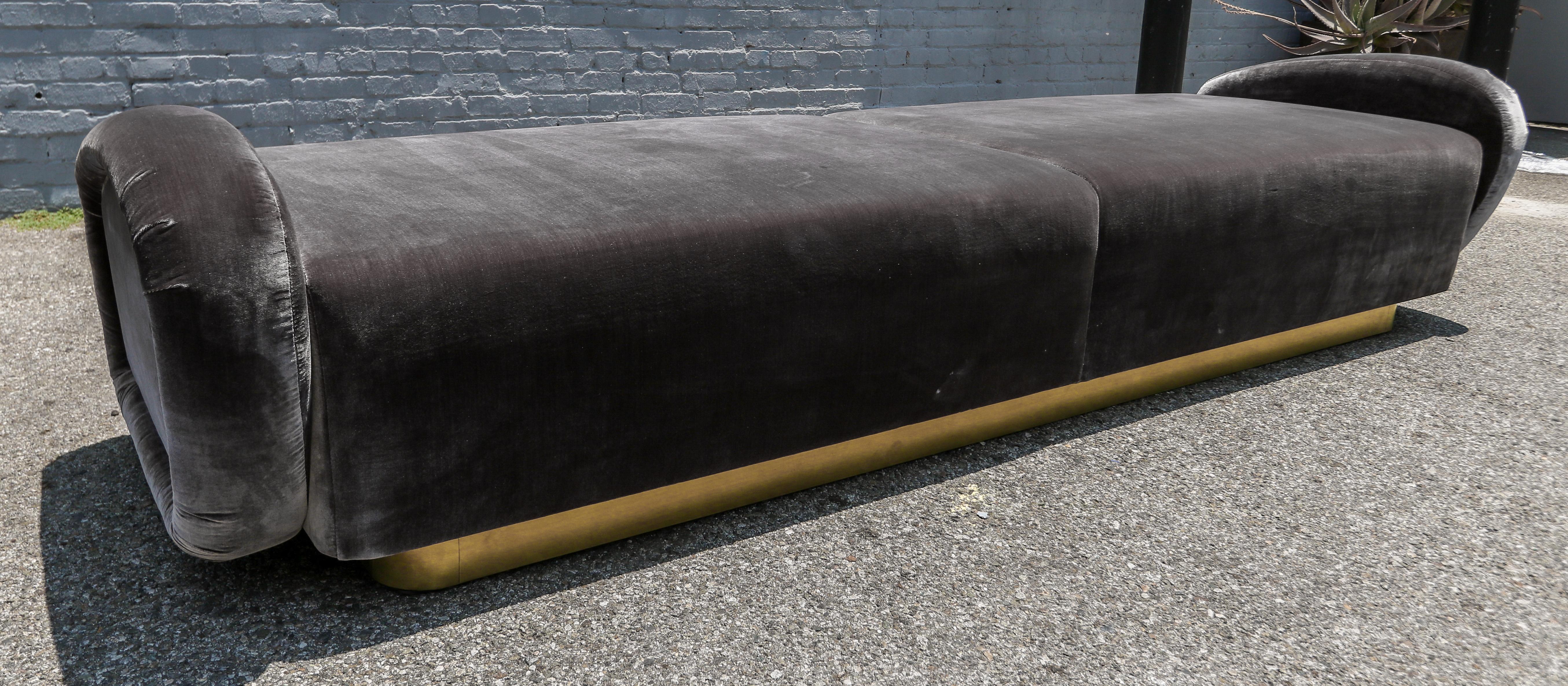 custom bench style couch