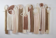 CUSTOM 36' x 24" Handmade Ceramic & Fiber Wall Sculpture