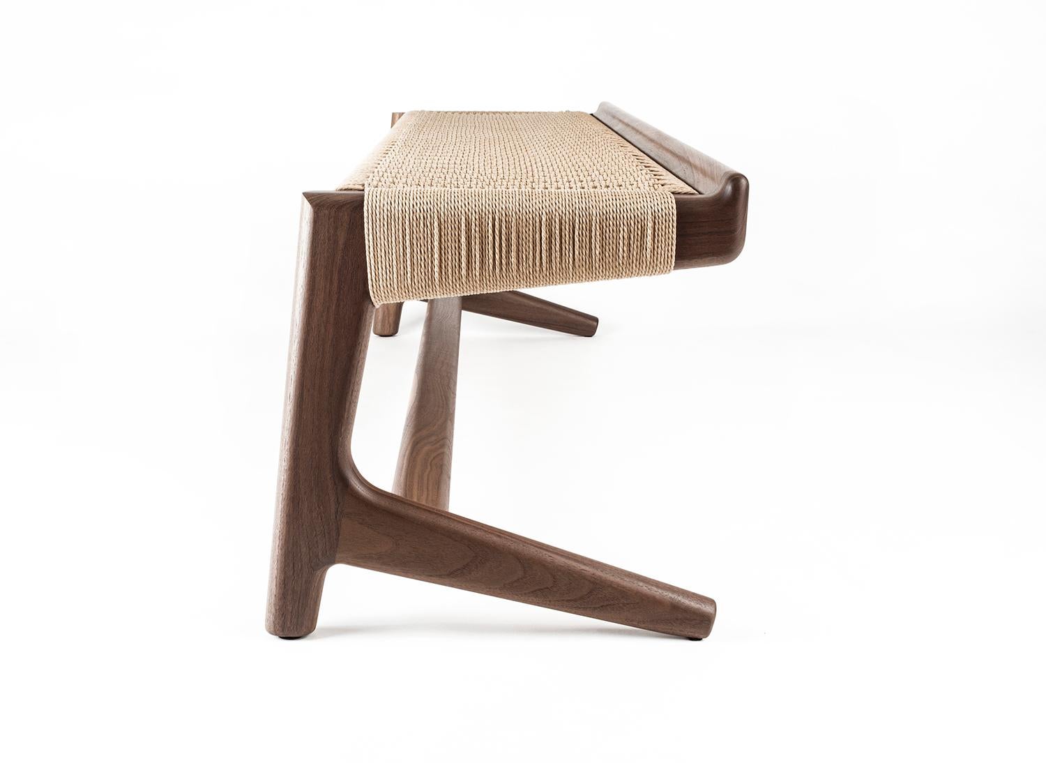 Mid-Century Modern Custom Cantilever Bench For Sale