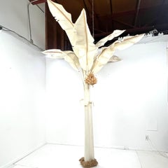 Custom 9' Canvas & Wood Banana Tree