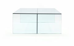 Custom All Glass Coffee Table