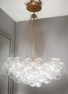 Murano Floating Clustered Globe Chandelier