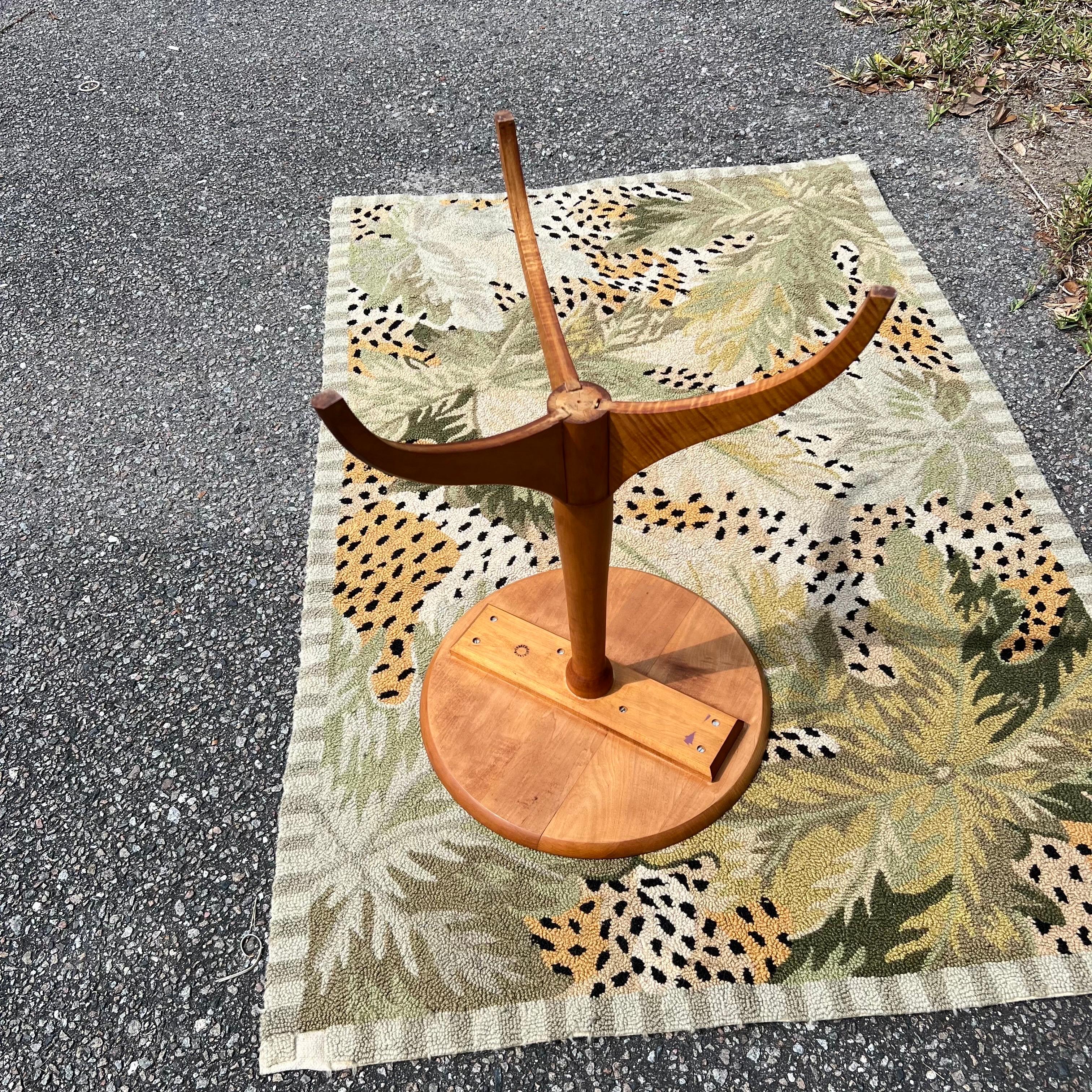 Custom American Studio Made Cherry Side Table in Shaker Taste 5