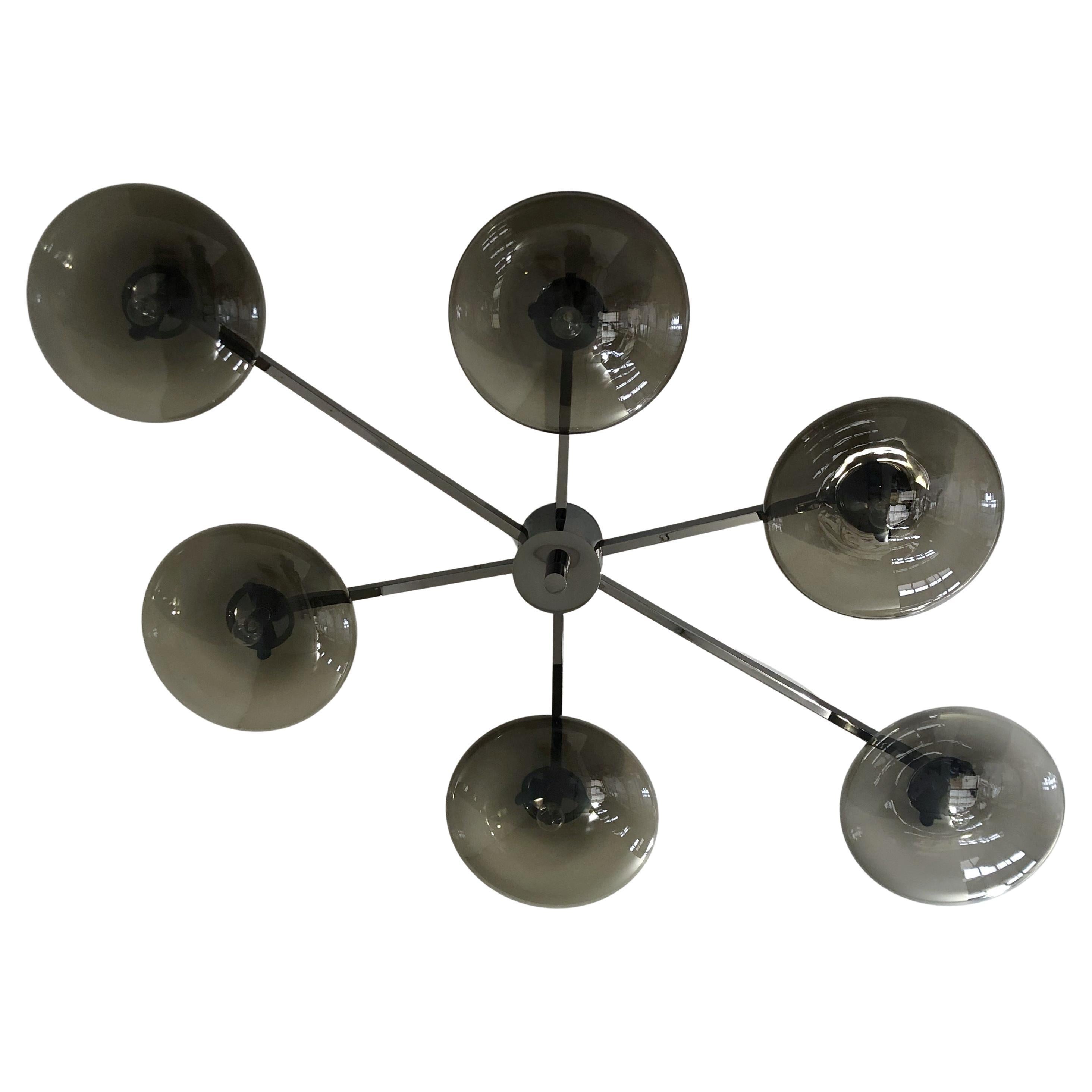 Custom Angelo Shade Flush Mount for Laura For Sale