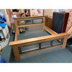 Custom Antique Door Eastern King Bed