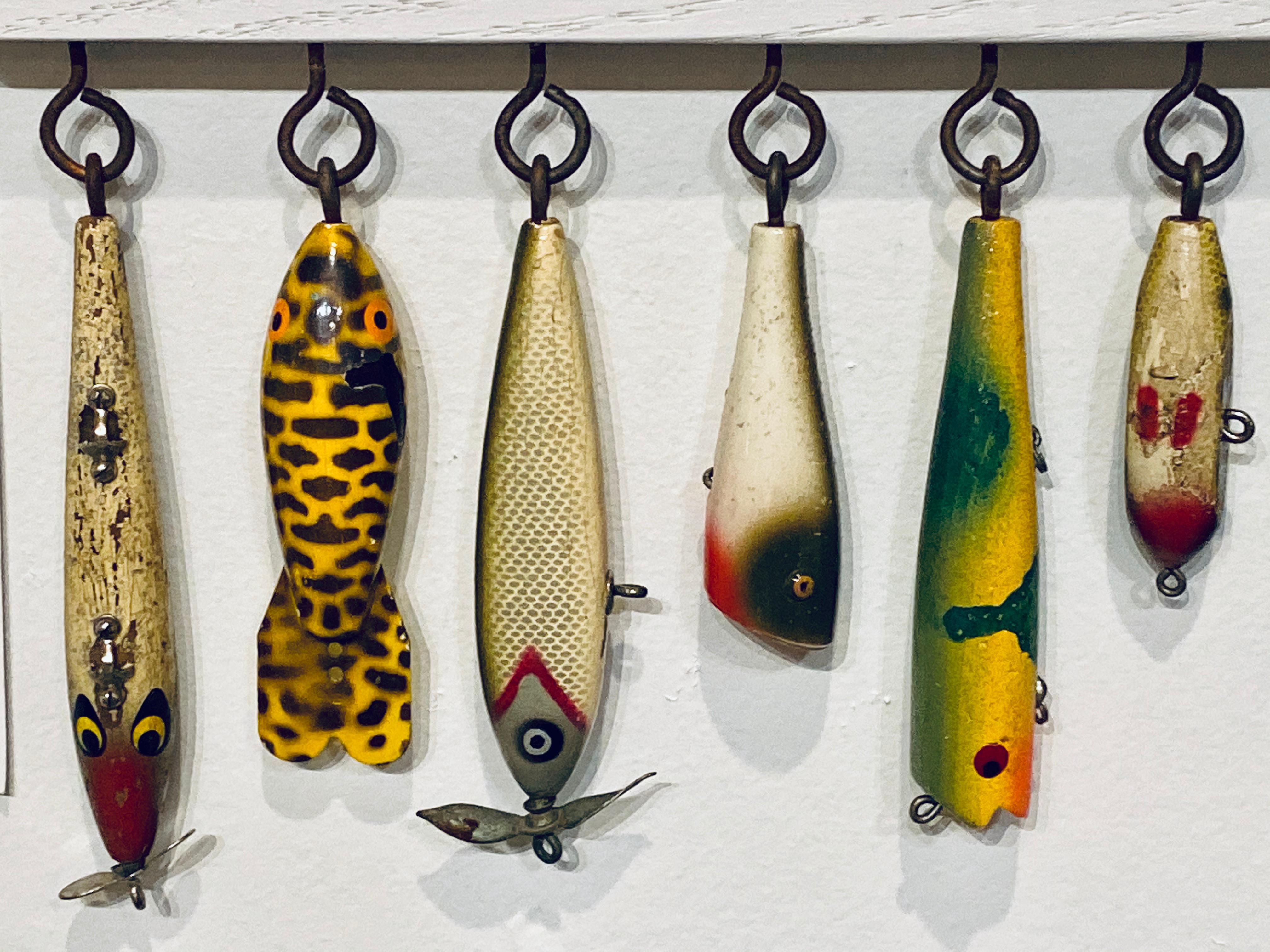vintage fishing lure display ideas