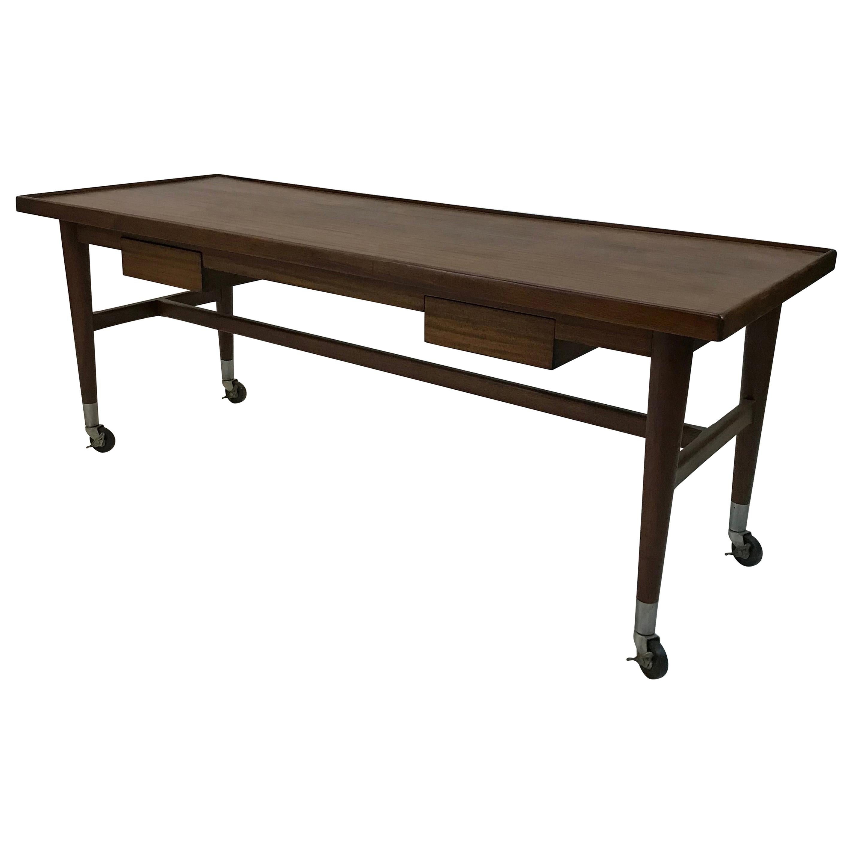 Custom Architect Mahogany Work Table Desk at 1stDibs custom work