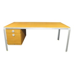 Custom Arne Jacobsen Writing Desk for Fritz Hansen for the Danish National Bank