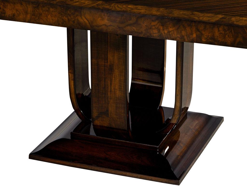 Canadian Custom Art Deco Inspired Impero Dining Table For Sale