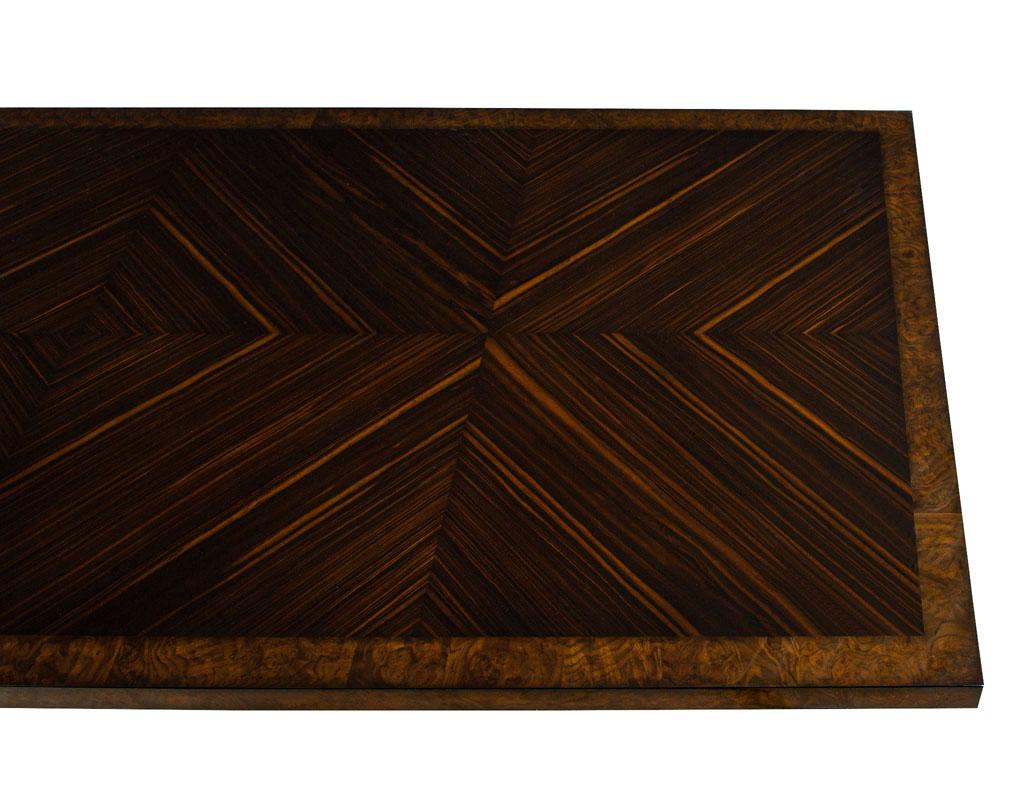 Custom Art Deco Inspired Impero Dining Table For Sale 2