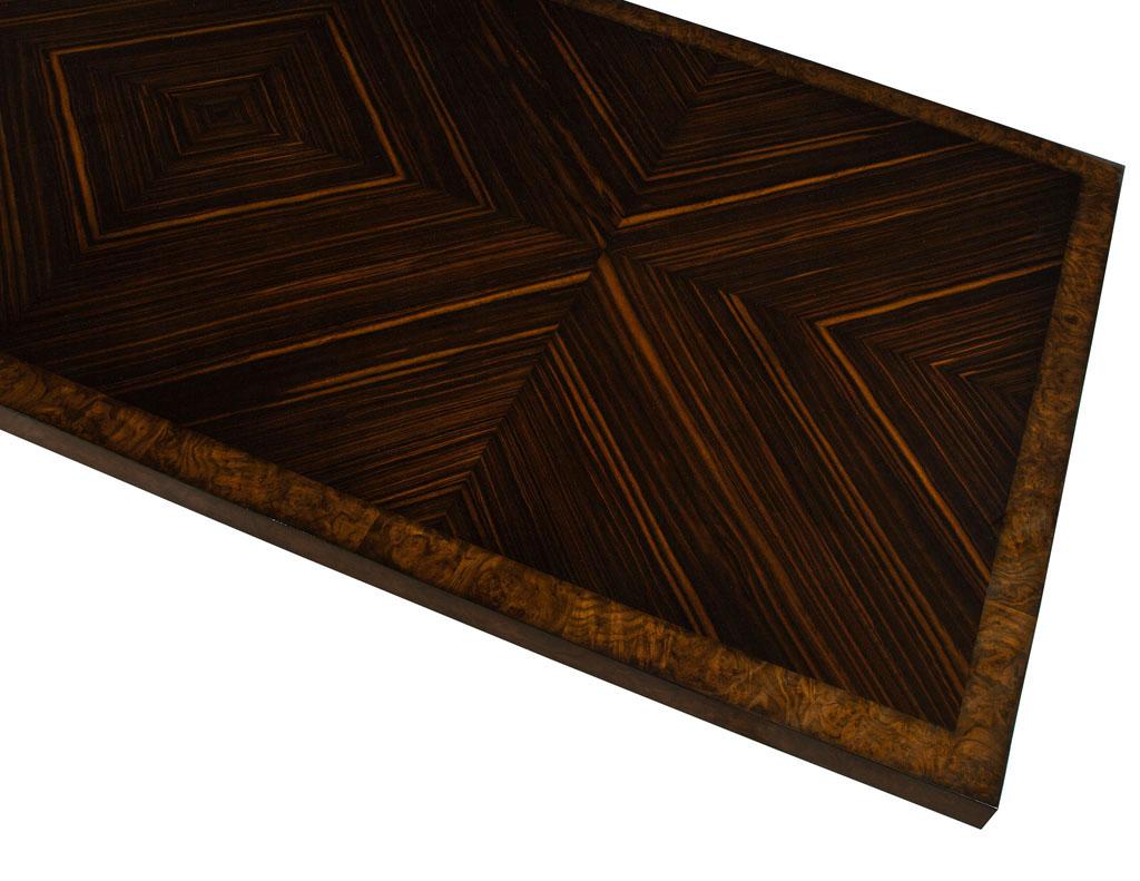 Custom Art Deco Inspired Impero Dining Table For Sale 3