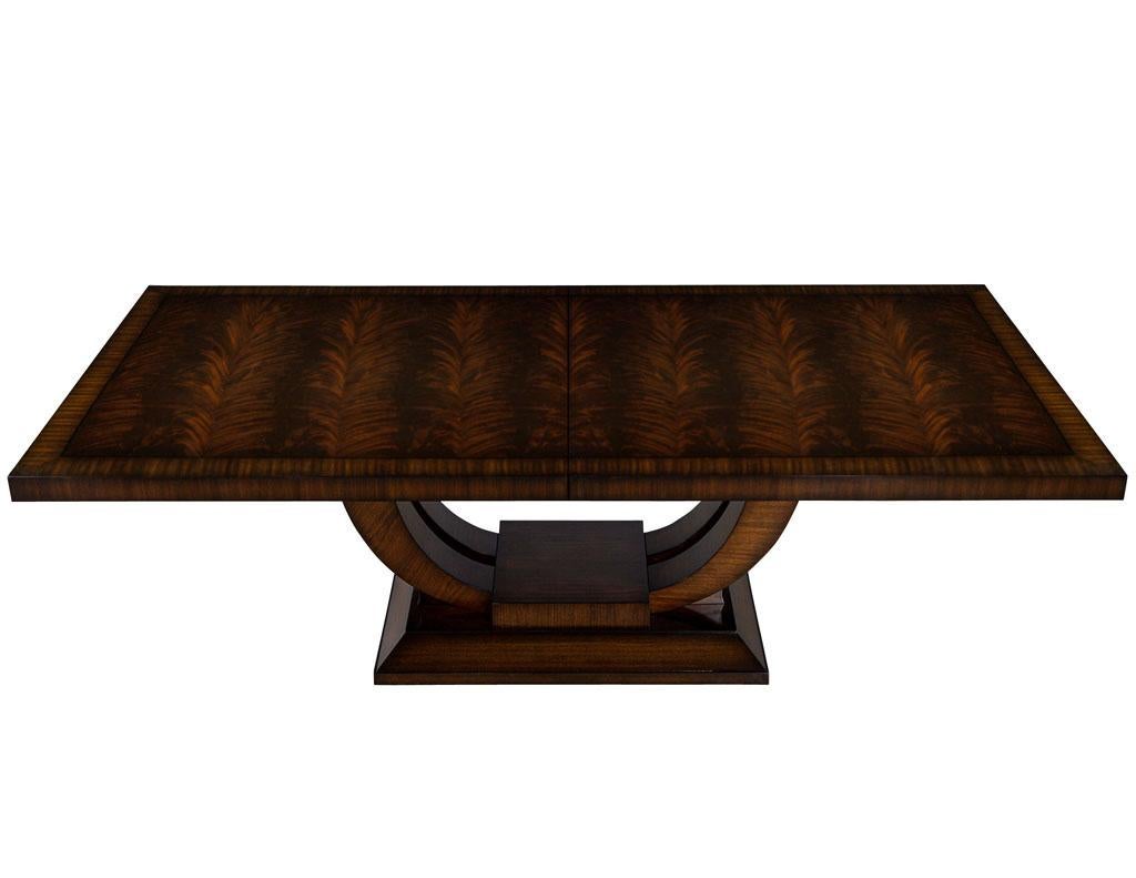 art deco style dining table