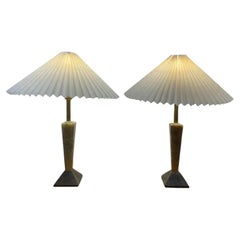 Custom Art Deco Marble Lamps