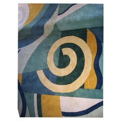 Vintage Custom Art Deco Style Rug