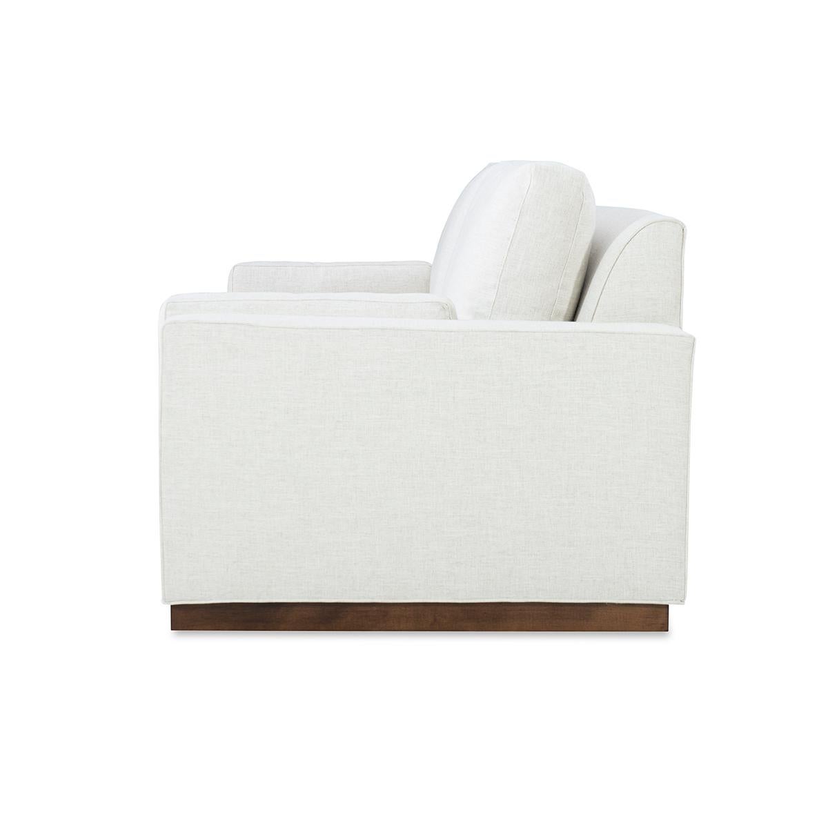 Maßgefertigtes Sofa im Art-déco-Stil (Art déco) im Angebot