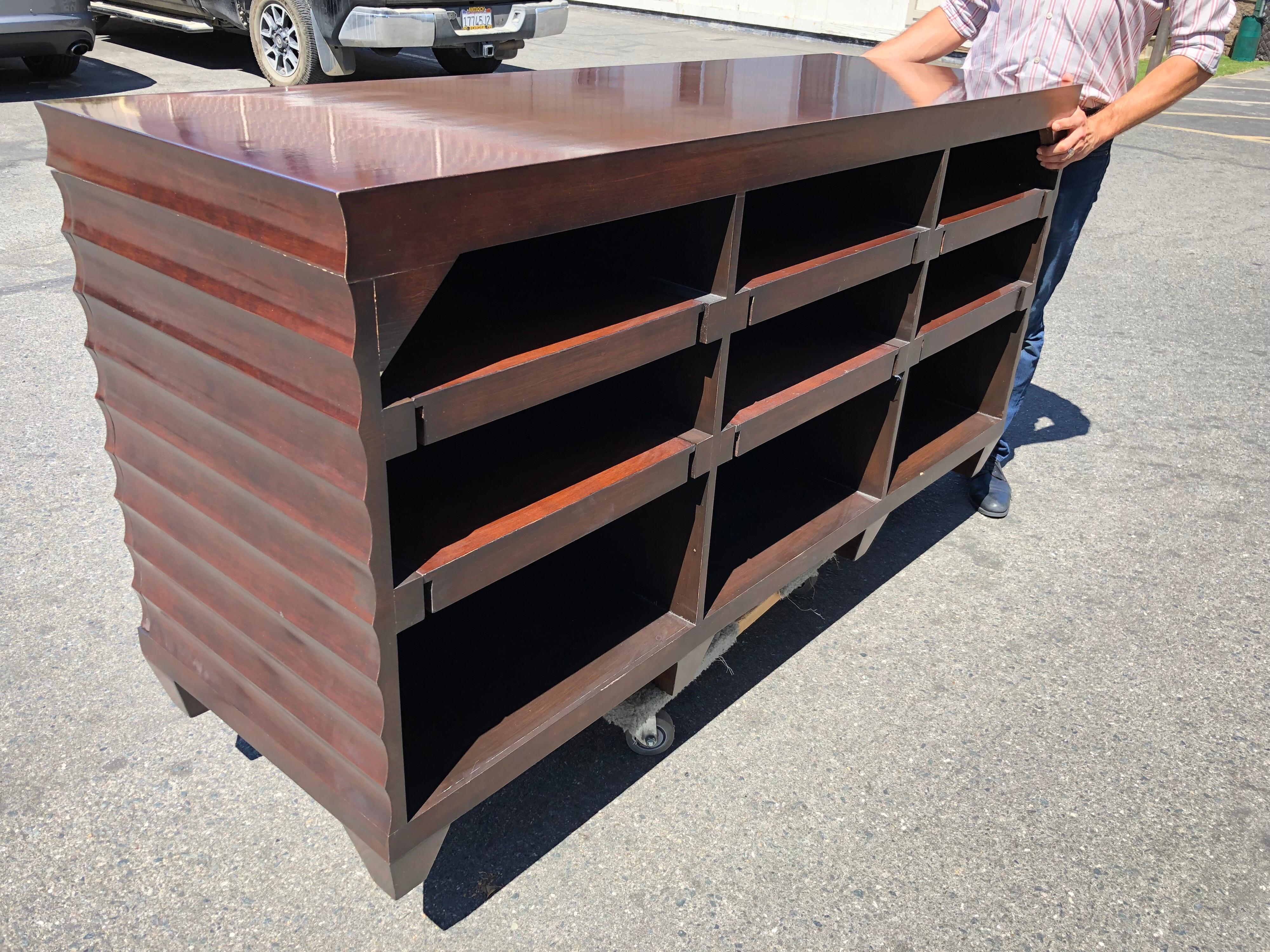 Custom Audio Cabinet by Eric Bors For Sale 1