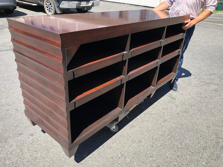 Custom Audio Cabinet by Eric Bors For Sale at 1stdibs