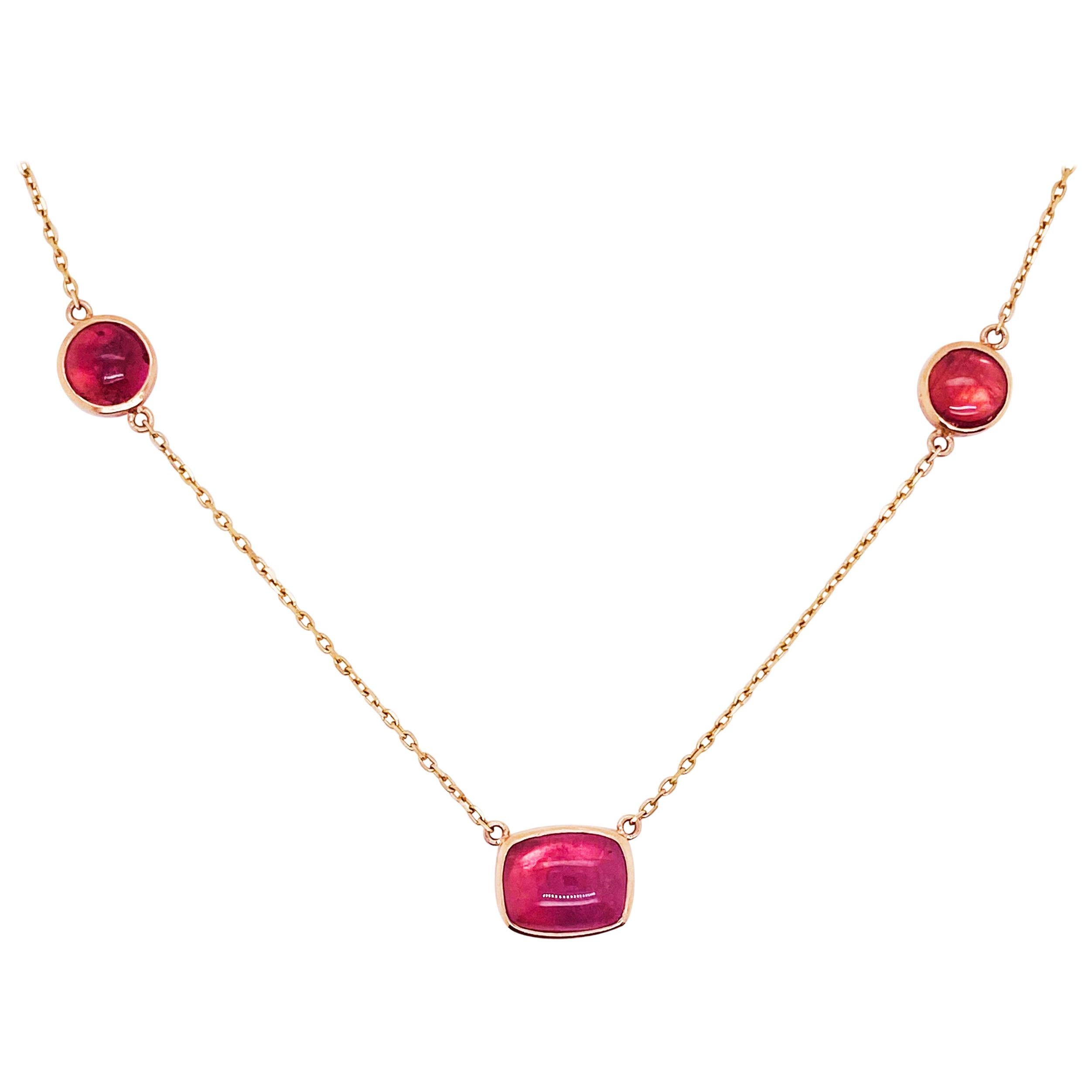 Custom Authentic Rose Gold Pink Tourmaline, 3.43 Carat Tourmaline in