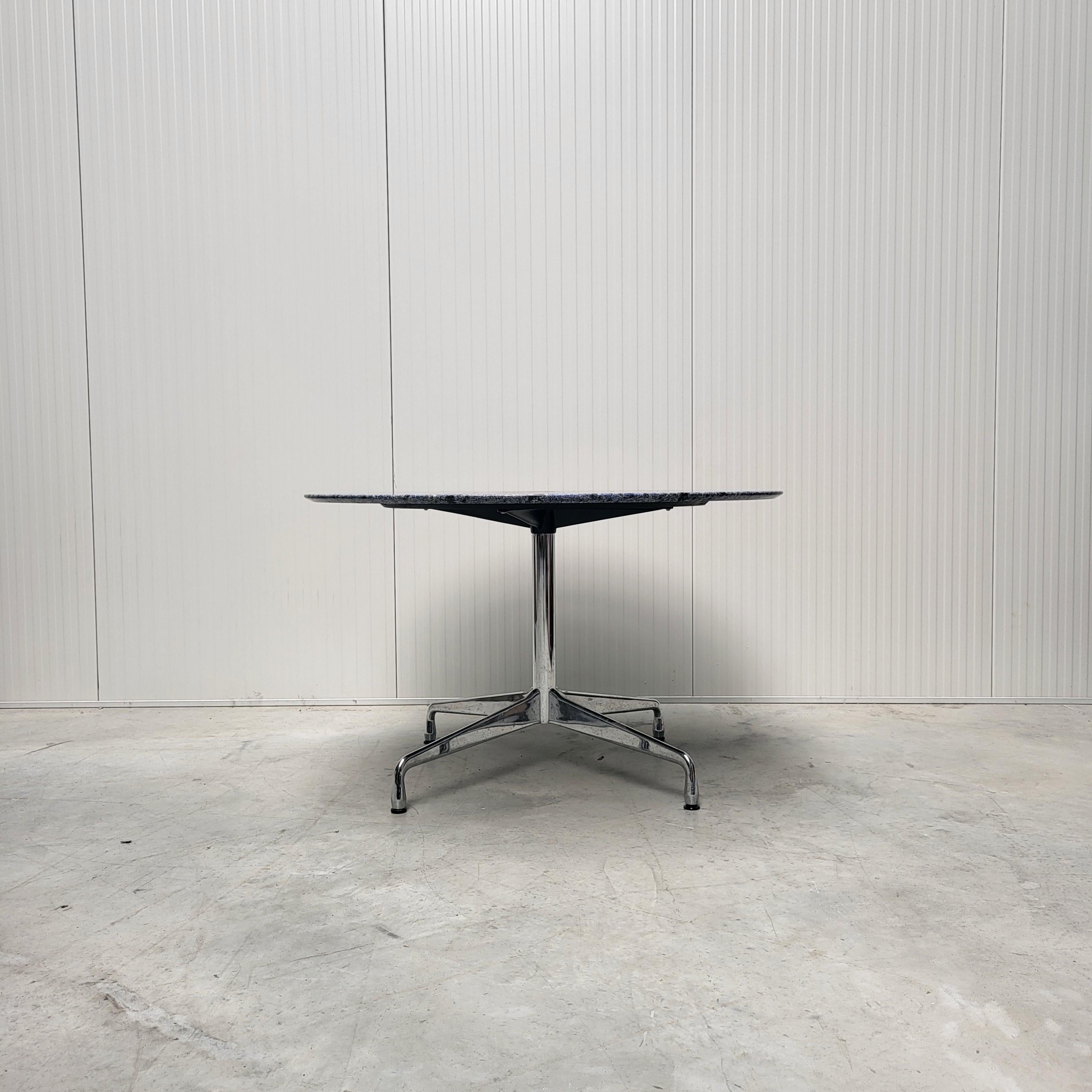 Italian Custom Azul Bahia Dining Office Table by Charles Eames for Vitra 1990s For Sale