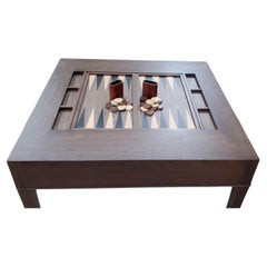 Table de jeu de backgammon personnalisée