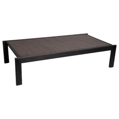 Custom Bamboo Top Coffee Table