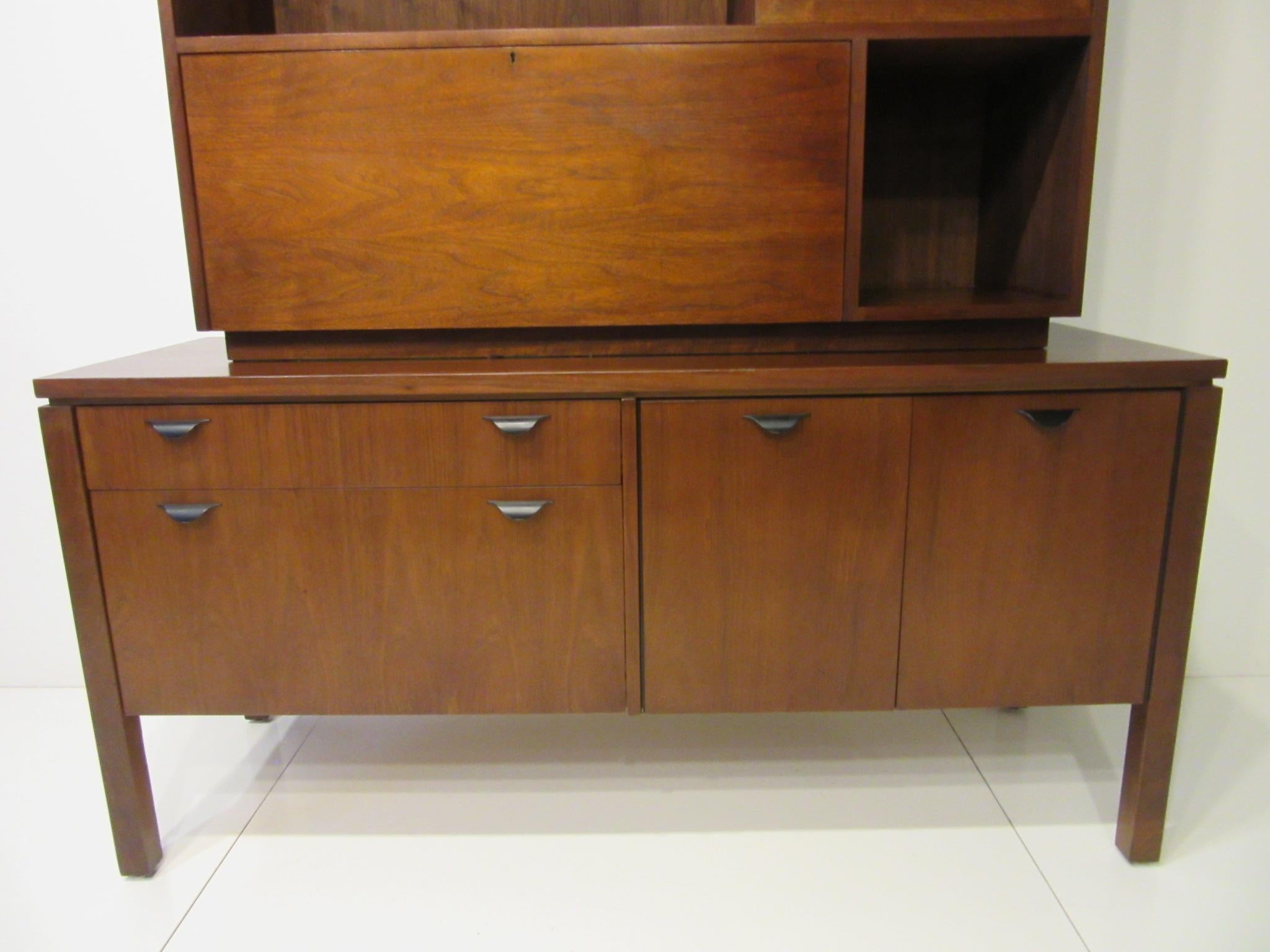 Custom Bar Cabinet / Credenza in the Style of Midcentury Jens Risom 4