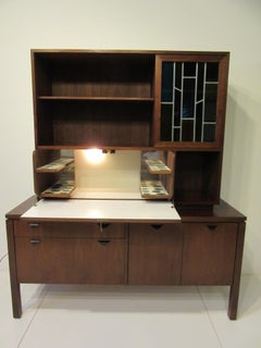 Custom Bar Cabinet / Credenza in the Style of Midcentury Jens Risom