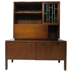 Custom Bar Cabinet / Credenza in the Style of Midcentury Jens Risom