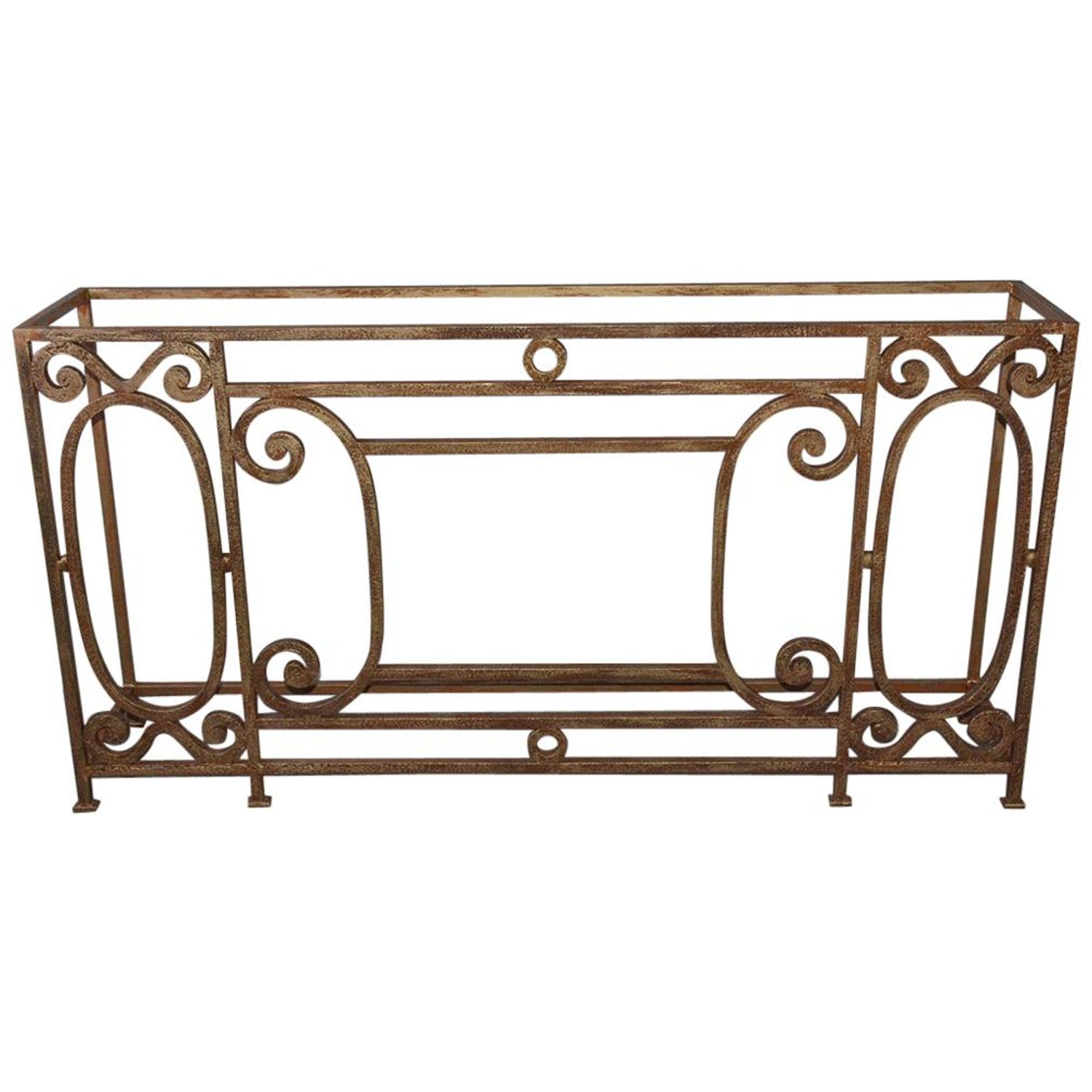Wrought Iron Sofa Table Base Baci Living Room