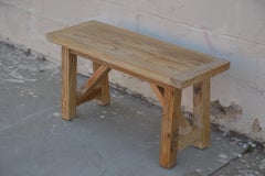 Custom Bench In Reclaimed Heartpine