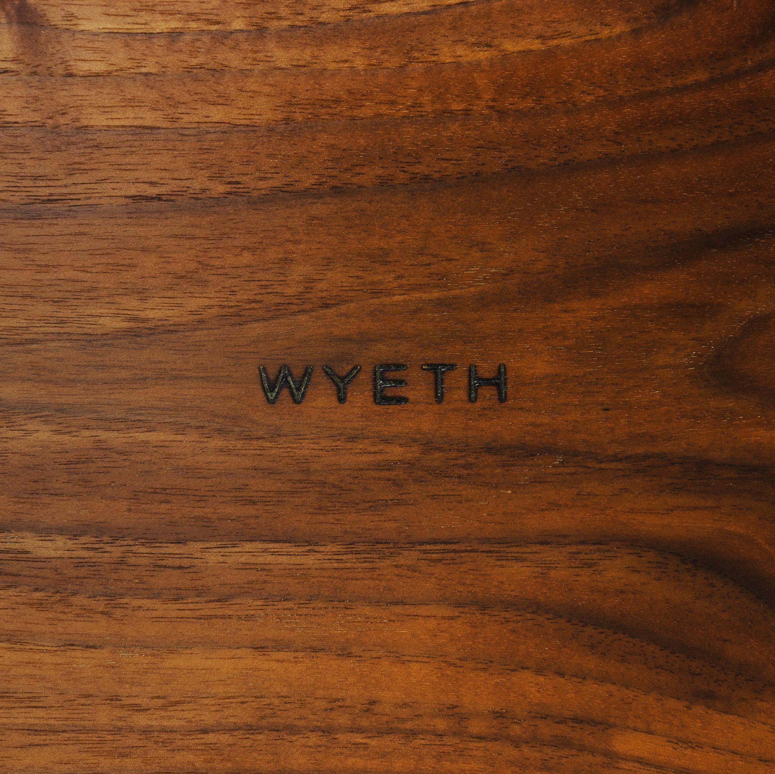 American Wyeth Custom Solid Walnut Bench with Cast Iron Legs