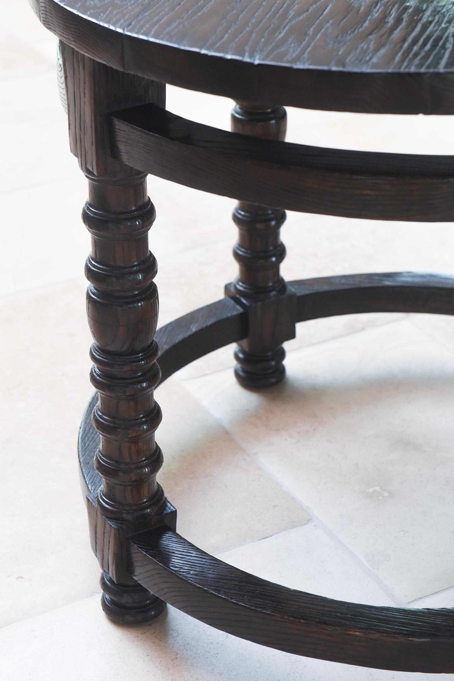 Custom Black Wood Side Tables by Gregorius Pineo In Good Condition For Sale In North Miami, FL