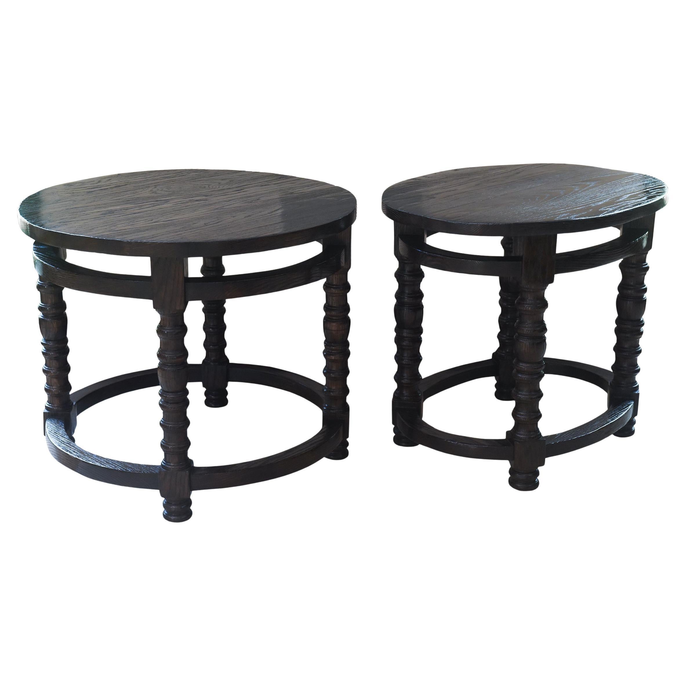 Tables d'appoint en Wood Wood personnalisées par Gregorius Pineo