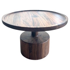 Custom Boton One Side Table in Conacaste Solid Wood by Labrica